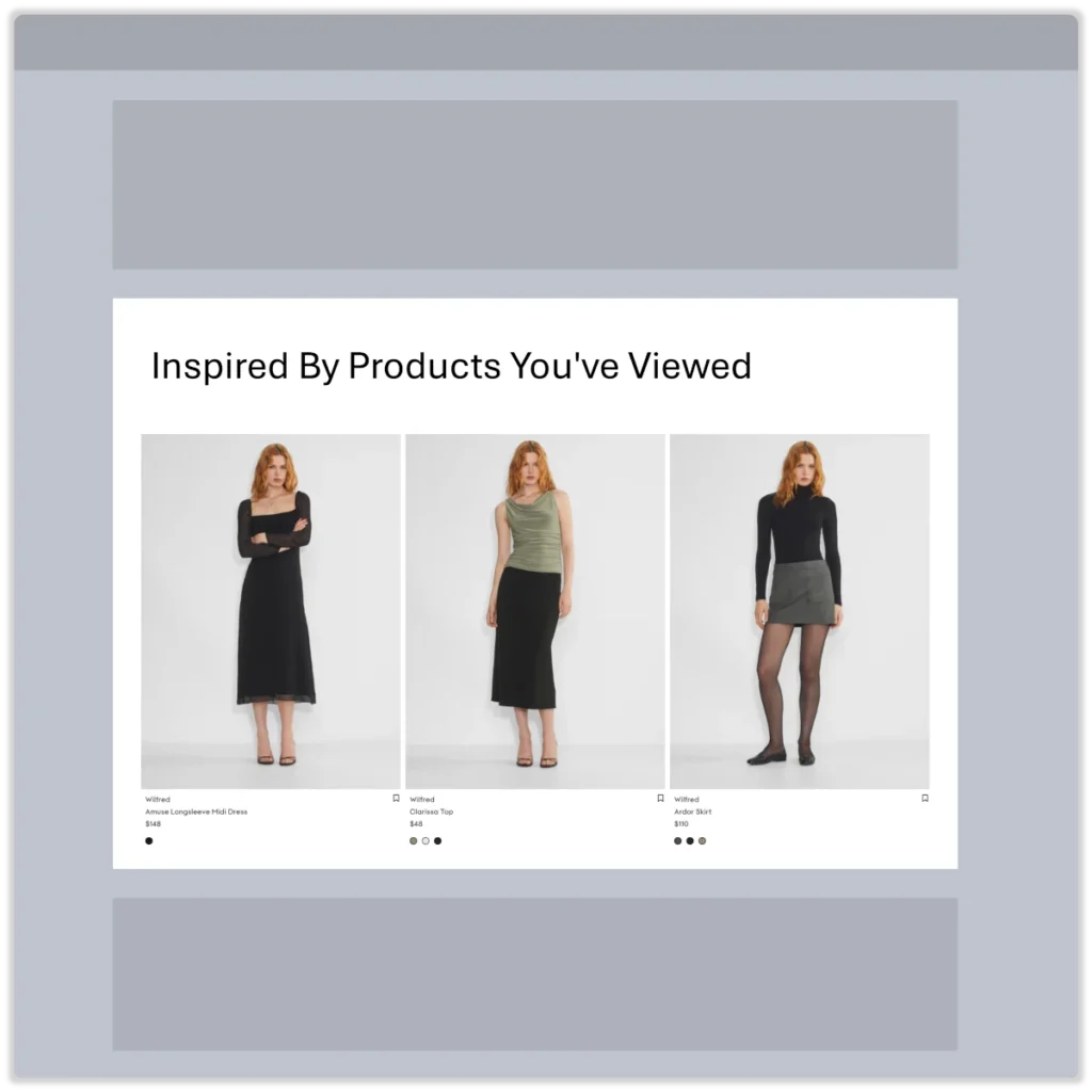 Inspired By Products Viewed